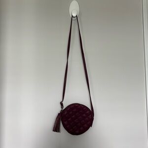 Art Class Mini round plum purse GUC